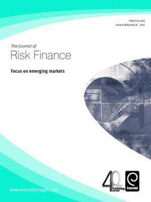 cover image of Journal of Risk Finance, Volume 8, Issue 4